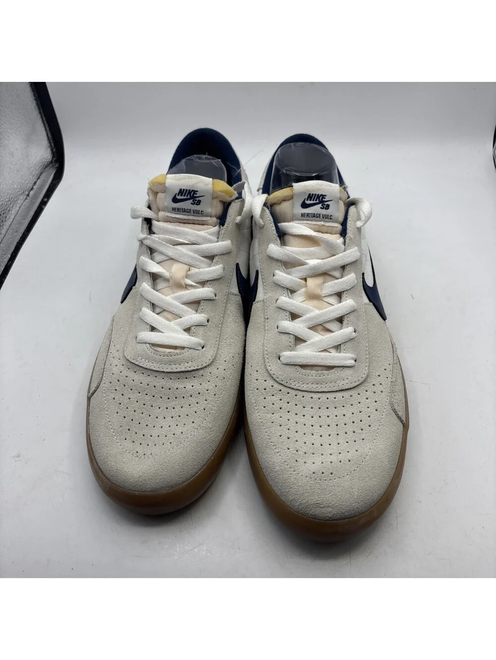 Nike Heritage Vulc SB 'Summit White Navy' Sneakers CD5010-102 Mens Size